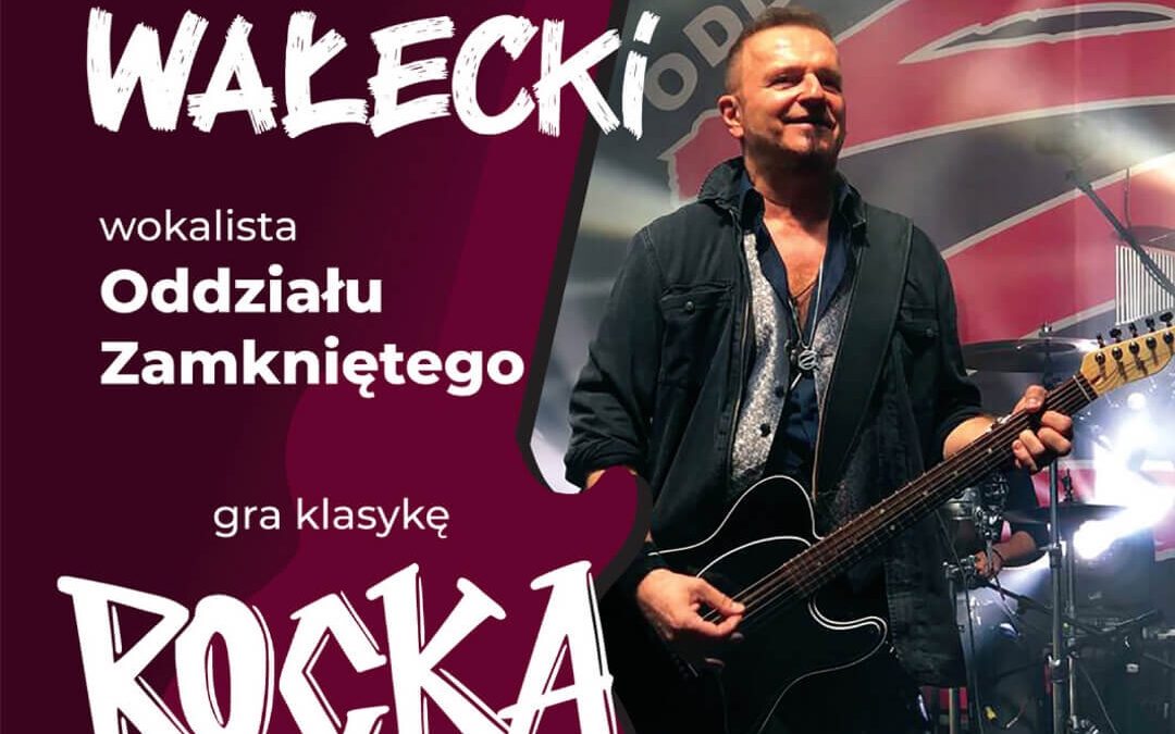 Krzysztof Wałecki gra klasykę rocka – 13 grudnia w King Pin Club
